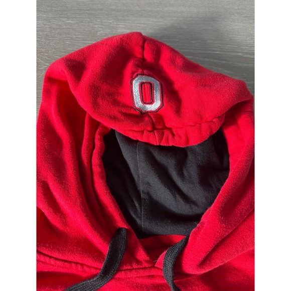 Ohio State Buckeyes Hoodie Sweatshirt Men's Size M Red Pullover NCAA Football - Picture 5 of 13